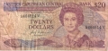 East Caribbean 20 Dollars, (1987-88)